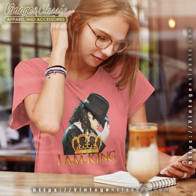 Michael Jackson Tribute Show I Am King Women TShirt Michael Jackson Tribute Show I Am King Women TShirt