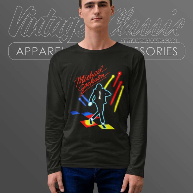 Michael Jackson Victory Tour Long Sleeve Tee Michael Jackson Victory Tour Long Sleeve Tee