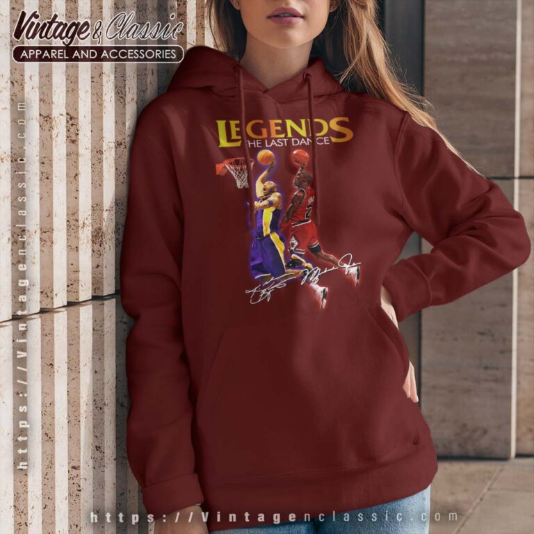 Michael Jordan And Kobe Bryant Maroon Hoodie Michael Jordan And Kobe Bryant Maroon Hoodie