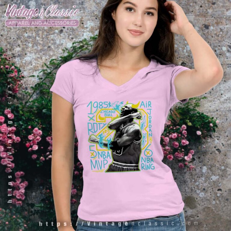 Michael Jordan NBA Aqua 5s Vneck Jordan 5 Aqua Shirt Michael Jordan NBA Aqua 5s Vneck Jordan 5 Aqua Shirt