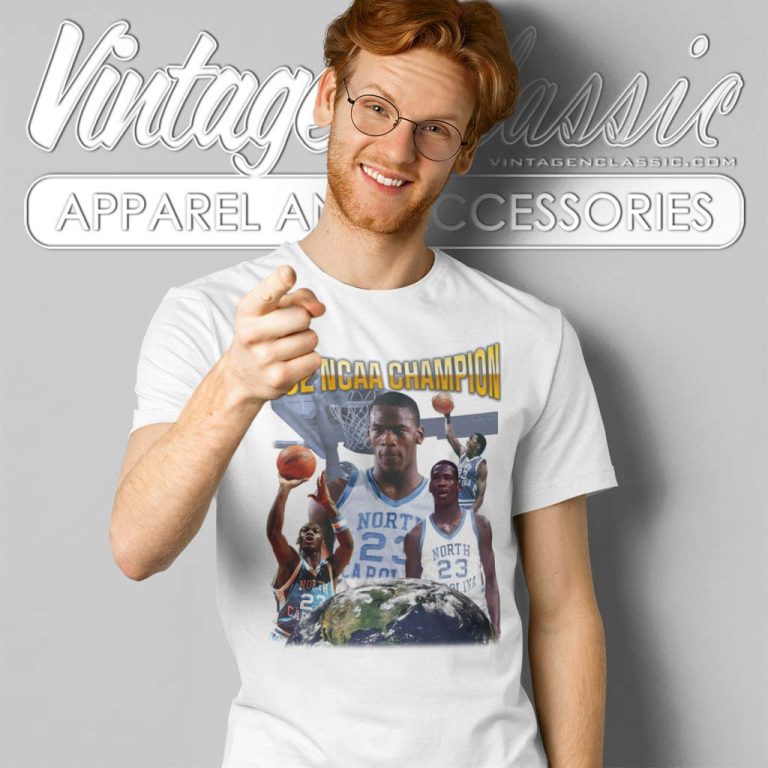 Michael Jordan North Carolina Champion T Shirt Michael Jordan North Carolina Champion T Shirt
