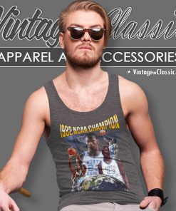 Michael Jordan North Carolina Champion Shirt 4 Michael Jordan North Carolina Champion Tank Top Racerback