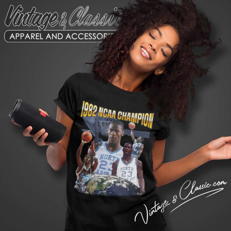Michael Jordan North Carolina Champion Women TShirt Michael Jordan North Carolina Champion Women TShirt