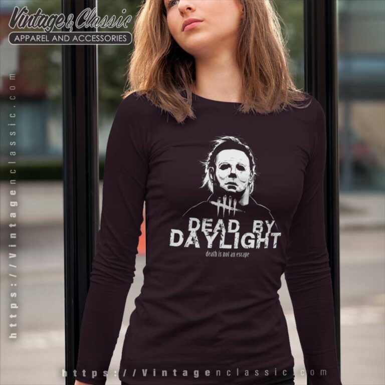 Michael Myers Dead By Daylight Halloween Long Sleeve Tee Michael Myers Dead By Daylight Halloween Long Sleeve Tee