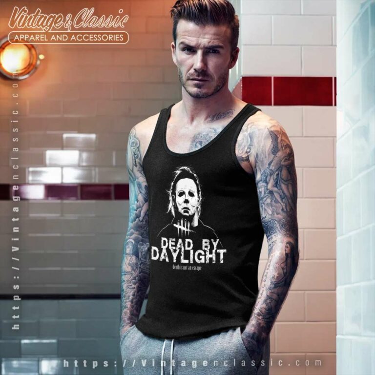 Michael Myers Dead By Daylight Halloween Tank Top Racerback Michael Myers Dead By Daylight Halloween Tank Top Racerback