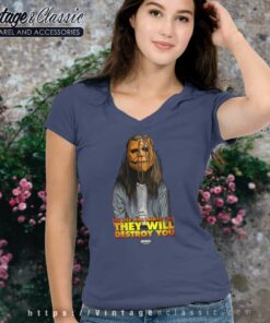 Michael Myers Halloween 2007 V Neck TShirt