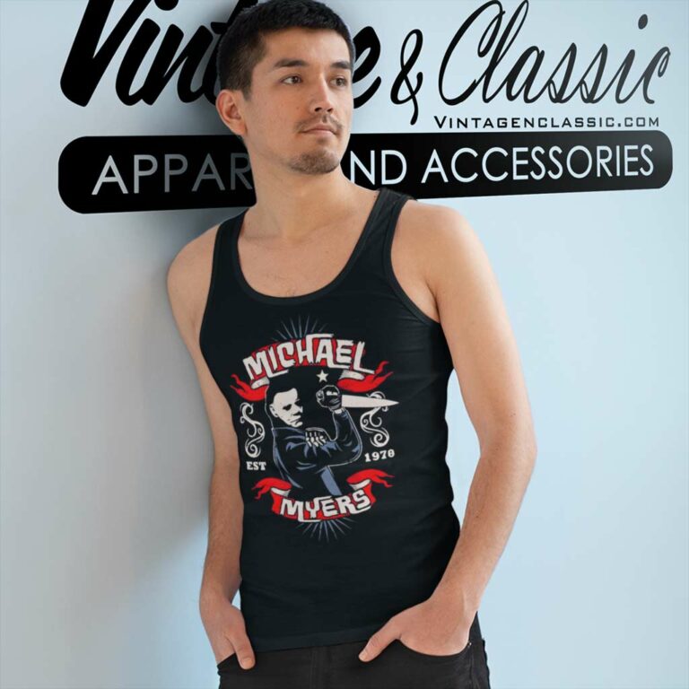 Michael Myers Halloween Horror Est 1978 Tank Top Racerback Michael Myers Halloween Horror Est 1978 Tank Top Racerback