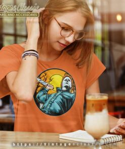 Michael Myers Halloween Pumpkin Women TShirt