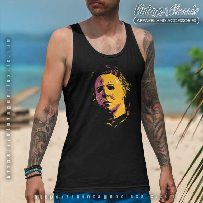 Michael Myers Halloween Shirt Gift For Fan Tank Top Racerback Michael Myers Halloween Shirt Gift For Fan Tank Top Racerback