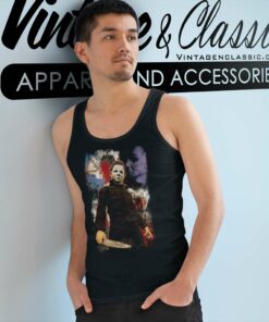 Michael Myers Halloween Shirt The Curse Of Thorne Tank Top Racerback