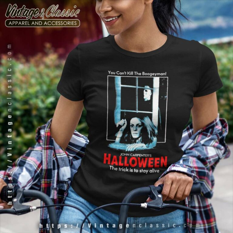 Michael Myers Laurie Halloween Women TShirt Michael Myers Laurie Halloween Women TShirt