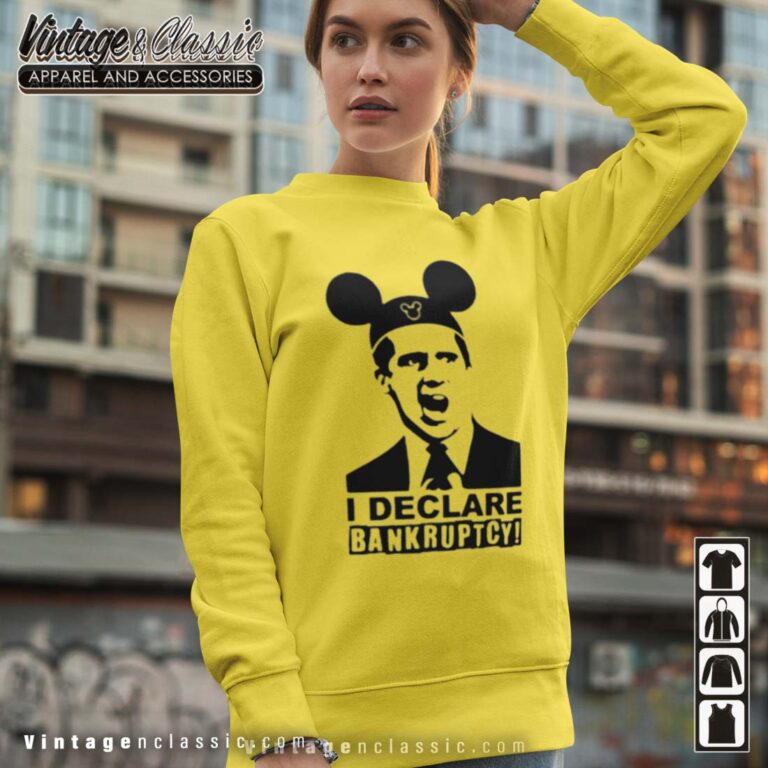 Michael Scott I Declare Bankruptcy Sweatshirt Michael Scott I Declare Bankruptcy Sweatshirt