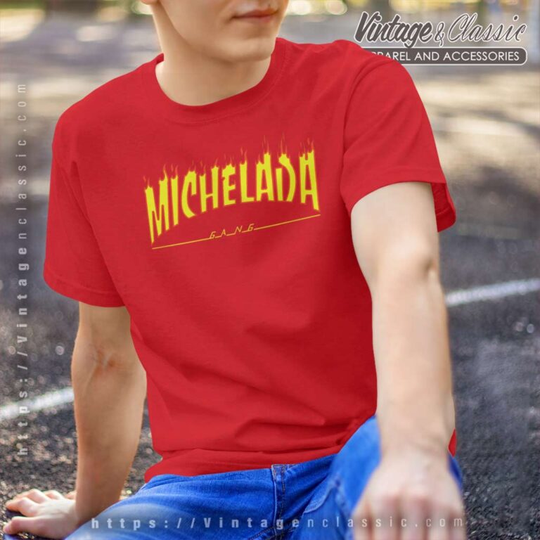 Michelada Gang Flame Thrasher T Shirt Michelada Gang Flame Thrasher T Shirt