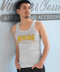 Michelada Gang Flame Thrasher Tank Top Racerback