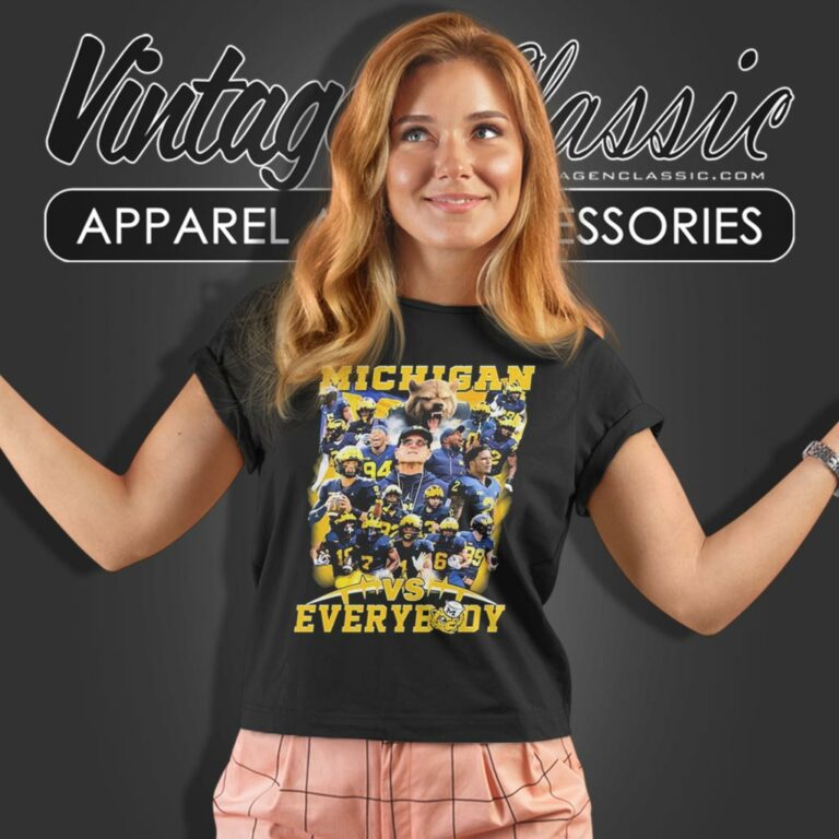 Michigan All Team Vs Everybody Women T Shirt Michigan All Team Vs Everybody Women T Shirt