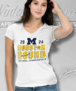 Michigan College Football 2024 V Neck TShirt