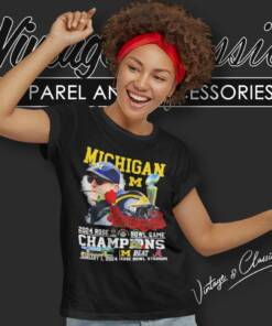 Michigan Jim Harbaugh Beat Alabama Trophy 2024 Rose Bowl Game Champions Women TShirt