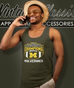 Michigan Playoff Semifinal At The Rose Bowl Game Champions Tank Top Racerback