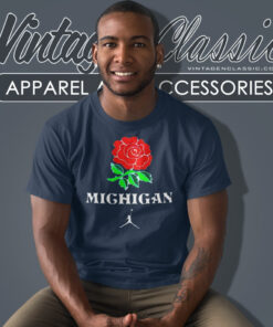 Michigan Rose 1998 Rose Bowl T Shirt
