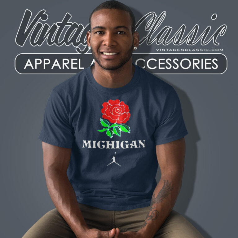 Michigan Rose 1998 Rose Bowl T Shirt Michigan Rose 1998 Rose Bowl T Shirt