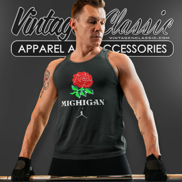 Michigan Rose 1998 Rose Bowl Tank Top Racerback Michigan Rose 1998 Rose Bowl Tank Top Racerback