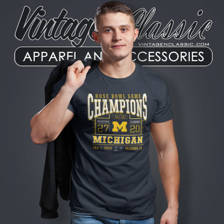 Michigan Rose Bowl Champion T Shirt Michigan Rose Bowl Champion T Shirt