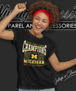 Michigan Rose Bowl Champion Women T Shirt