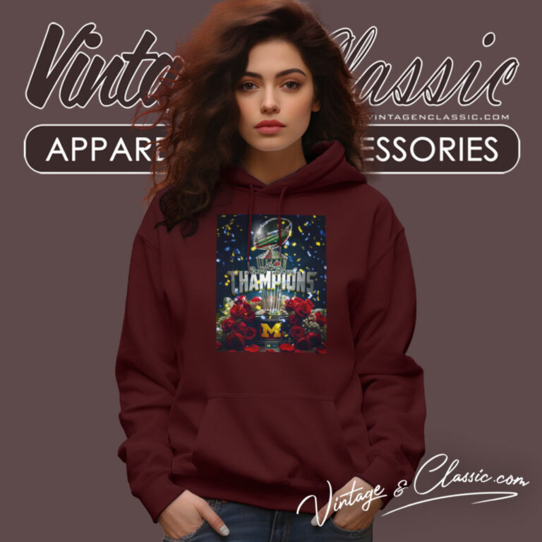 Michigan Rose Bowl Champions 2024 Hoodie Michigan Rose Bowl Champions 2024 Hoodie