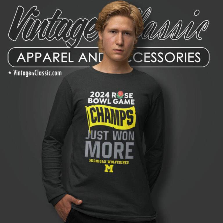 Michigan Rose Bowl Champions Long Sleeve Tee Michigan Rose Bowl Champions Long Sleeve Tee