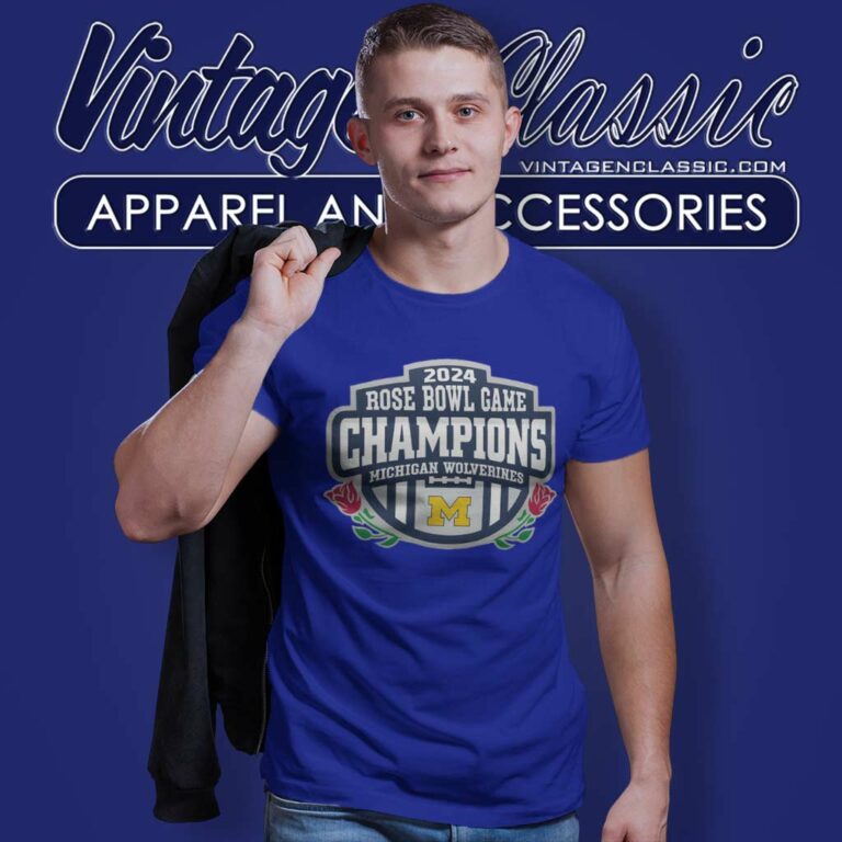 Michigan Rose Bowl Game 2024 Champions T Shirt Michigan Rose Bowl Game 2024 Champions T Shirt