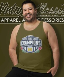 Michigan Rose Bowl Game 2024 Champions Tank Top Racerback