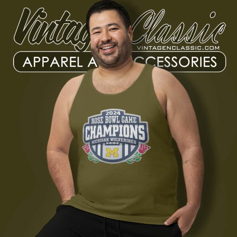 Michigan Rose Bowl Game 2024 Champions Tank Top Racerback Michigan Rose Bowl Game 2024 Champions Tank Top Racerback