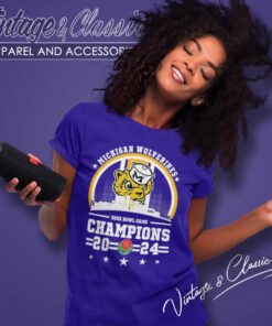Michigan Rose Bowl Game Champions 2024 Women TShirt