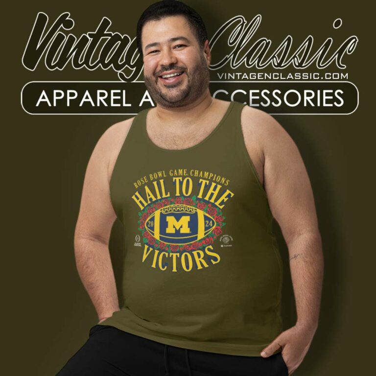 Michigan Rose Bowl Game Champions Hail To The Victors 2024 Tank Top Racerback Michigan Rose Bowl Game Champions Hail To The Victors 2024 Tank Top Racerback