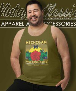 Michigan Rose Bowl Shirt Rose Bowl Game 2024 Tank Top Racerback