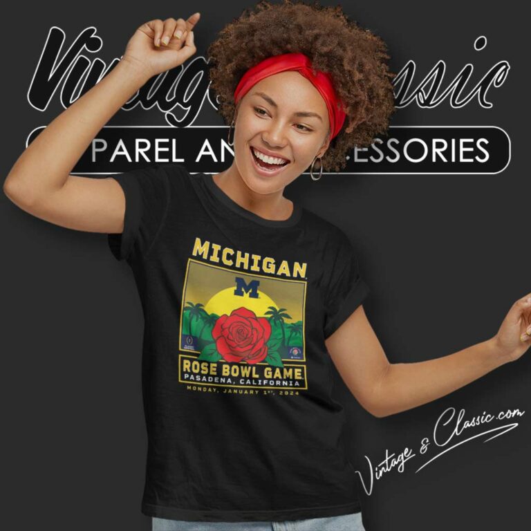 Michigan Rose Bowl Shirt Rose Bowl Game 2024 Women TShirt Michigan Rose Bowl Shirt Rose Bowl Game 2024 Women TShirt
