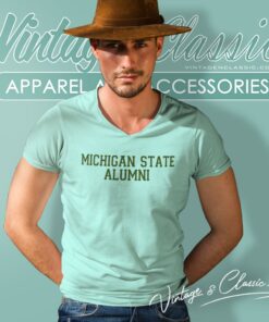 Michigan State Alumni V Neck TShirt