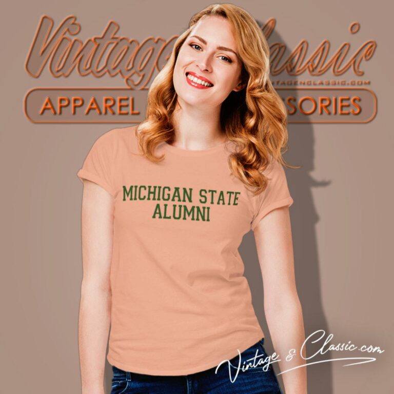 Michigan State Alumni Women T Shirt Michigan State Alumni Women T Shirt
