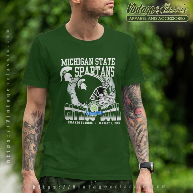 Michigan State Spartans Football T Shirt Michigan State Spartans Football T Shirt