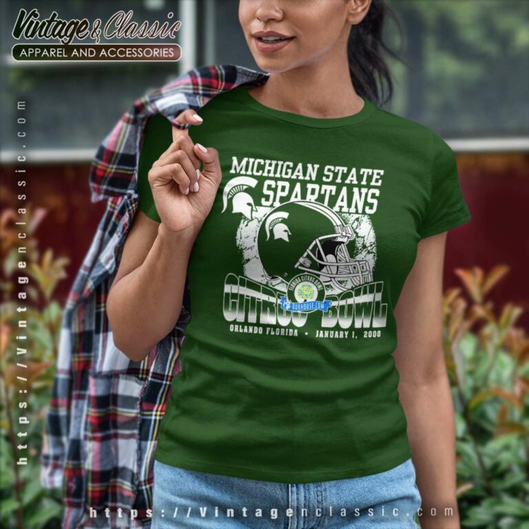 Michigan State Spartans Football Women TShirt Michigan State Spartans Football Women TShirt