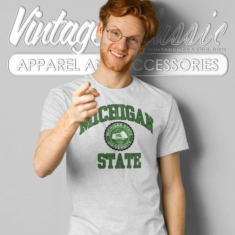 Michigan State University Big Logo T Shirt Michigan State University Big Logo T Shirt