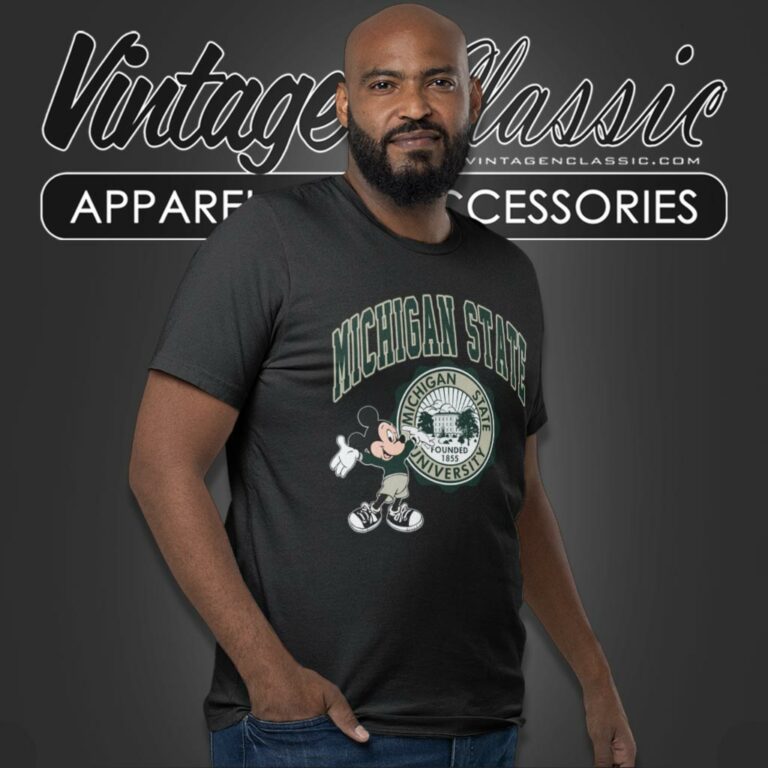 Michigan State University Mickey T Shirt Michigan State University Mickey T Shirt