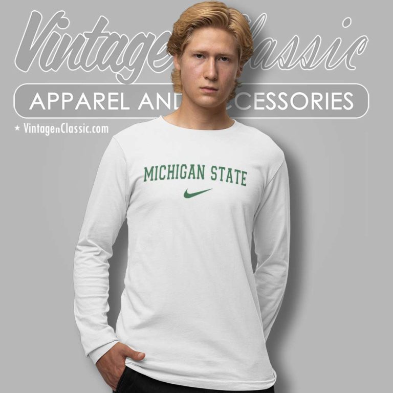 Michigan State University Nike Long Sleeve Tee Michigan State University Nike Long Sleeve Tee