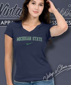 Michigan State University Nike V Neck TShirt