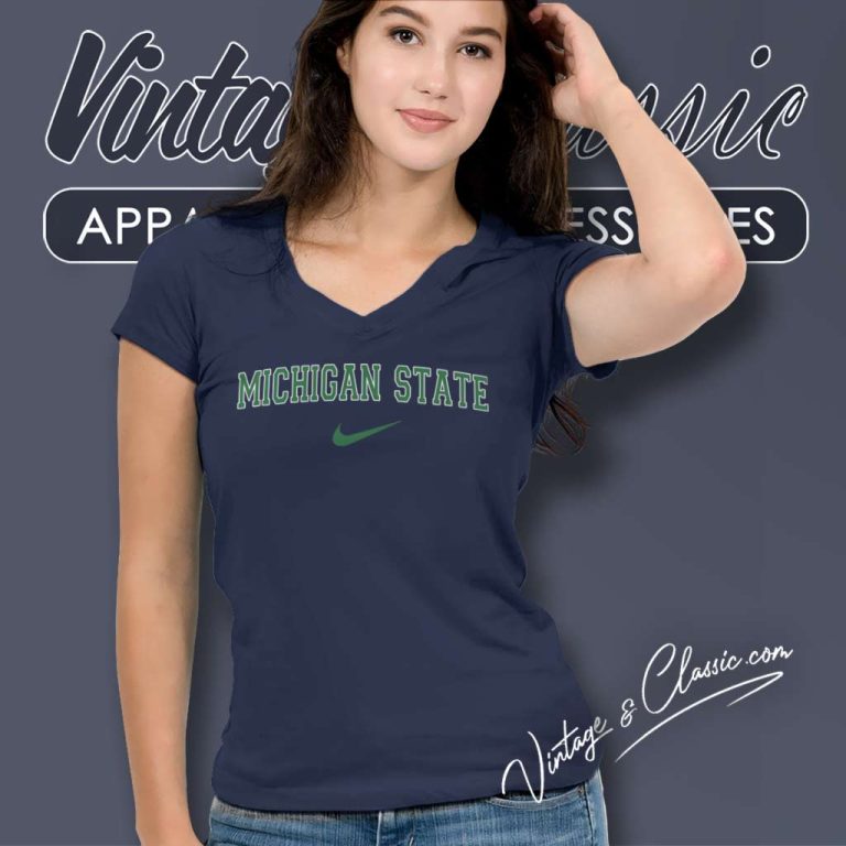 Michigan State University Nike V Neck TShirt Michigan State University Nike V Neck TShirt