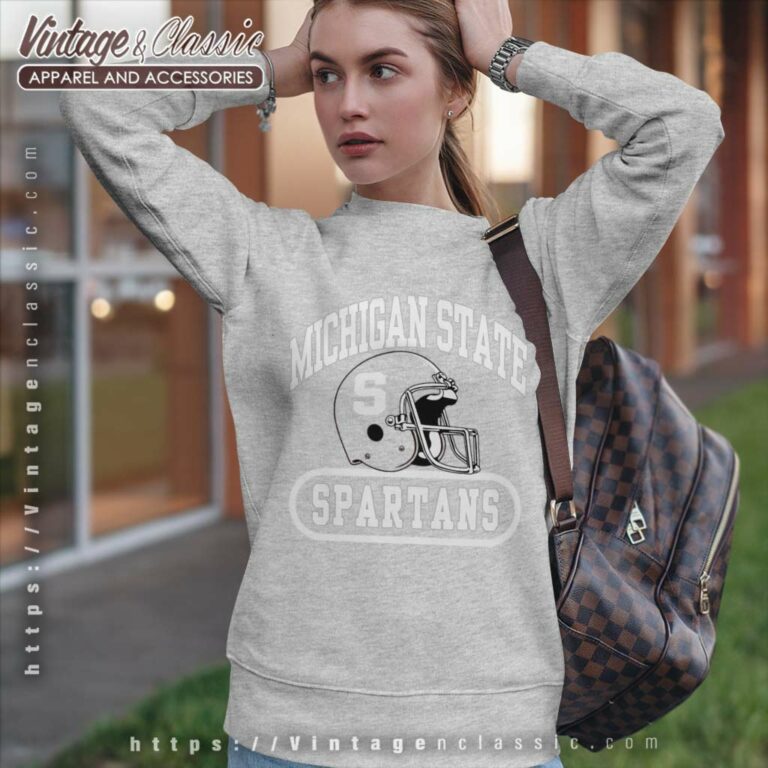 Michigan State University Spartans Football Sweatshirt Michigan State University Spartans Football Sweatshirt