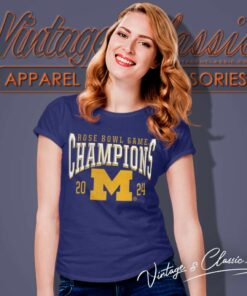 Michigan Vs Alabama Shirt Rose Bowl Champions 20 24 Score 5 Michigan Vs Alabama Shirt Rose Bowl Champions 20 24 Score Women TShirt