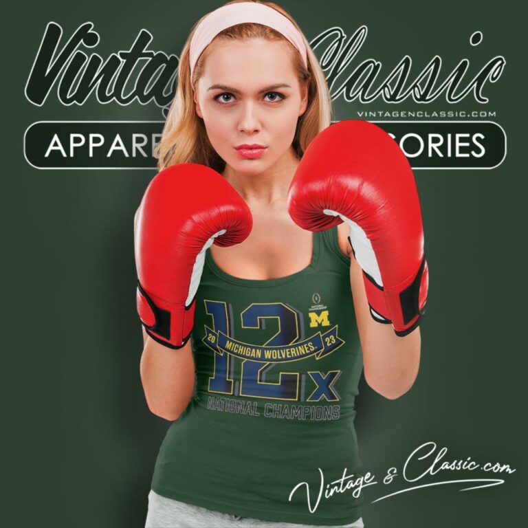 Michigan Wolverines 12x Football National Champions Exceptional Talent Tank Top Racerback Michigan Wolverines 12x Football National Champions Exceptional Talent Tank Top Racerback