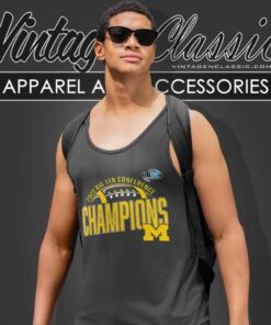 Michigan Wolverines 2023 Big Ten Football Conference Champions Tank Top Racerback
