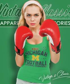 Michigan Wolverines 2023 College Football Playoff National Champions Tank Top Racerback